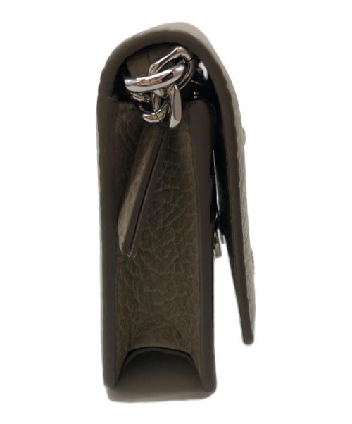 Maison Margiela（メゾンマルジェラ）Maison Margiela (メゾンマルジェラ) スモールレザーチェーンウォレット ベージュの古着・服飾アイテム