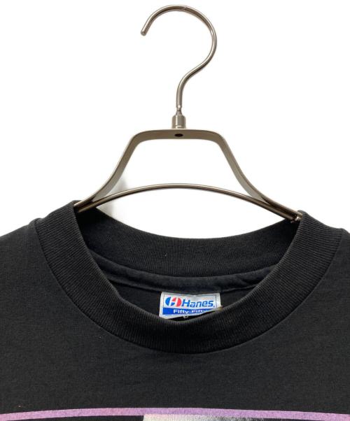 Hanes（ヘインズ）Hanes (ヘインズ) プリントTシャツ ブラック サイズ:Lの古着・服飾アイテム