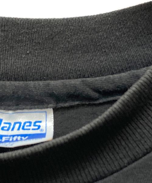 Hanes（ヘインズ）Hanes (ヘインズ) プリントTシャツ ブラック サイズ:Lの古着・服飾アイテム