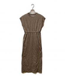 MICA&DEAL（マイカアンドディール）の古着「ウエストドロストワンピース」｜ブラウン