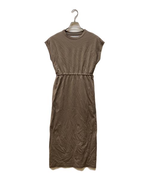 MICA&DEAL（マイカアンドディール）MICA&DEAL (マイカアンドディール) ウエストドロストワンピース ブラウン サイズ:FREEの古着・服飾アイテム