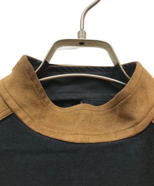 THE RERACS（ザ リラクス）THE RERACS (ザ リラクス) RERACS STANDCOLLAR BACKZIP SLEEVELESS DRESS ブラック サイズ:36の古着・服飾アイテム