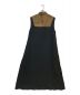THE RERACS (ザ リラクス) RERACS STANDCOLLAR BACKZIP SLEEVELESS DRESS ブラック サイズ:36：16000円