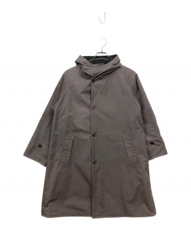 中古・古着通販】COMOLI (コモリ) フーデッドコート グレー｜ブランド