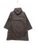 COMOLI (コモリ) フーデッドコート グレー：20000円