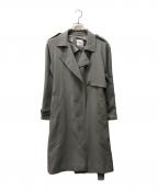 YONFAヨンファ）の古着「モードトレンチコート」｜グレー