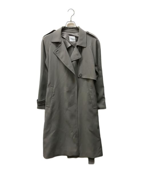 YONFA（ヨンファ）YONFA (ヨンファ) モードトレンチコート グレー サイズ:Sの古着・服飾アイテム
