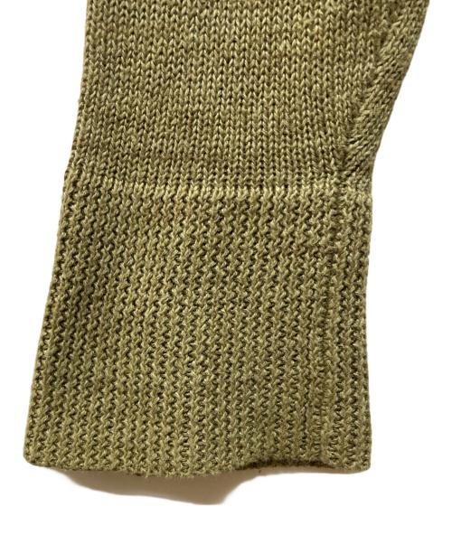 RRL（ダブルアールエル）RRL (ダブルアールエル) コットンリネンニット グリーン サイズ:SIZE Mの古着・服飾アイテム