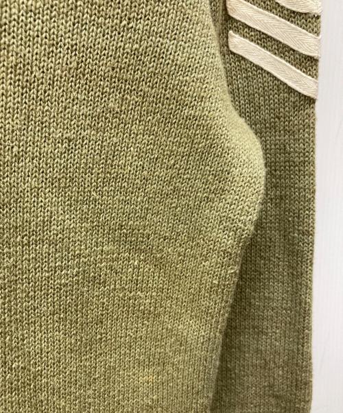 RRL（ダブルアールエル）RRL (ダブルアールエル) コットンリネンニット グリーン サイズ:SIZE Mの古着・服飾アイテム