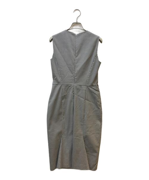 MaxMara（マックスマーラ）MaxMara (マックスマーラ) ノースリーブワンピース ブラック×ホワイト サイズ:Mの古着・服飾アイテム