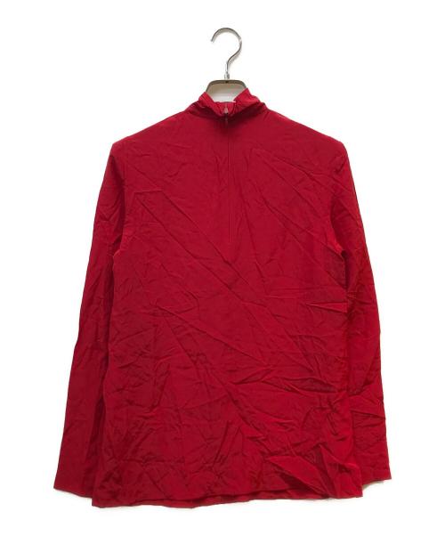 RED VALENTINO（レッドヴァレンティノ）RED VALENTINO (レッドヴァレンティノ) シルクブラウス レッド サイズ:記載なしの古着・服飾アイテム