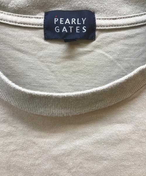 PEARLY GATES（パーリーゲイツ）PEARLY GATES (パーリーゲイツ) Tシャツ ベージュ サイズ:6の古着・服飾アイテム