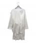 LE PHIL (ル フィル) トリアセドライツイルブラウスロングシャツ ホワイト サイズ:FREE：5000円