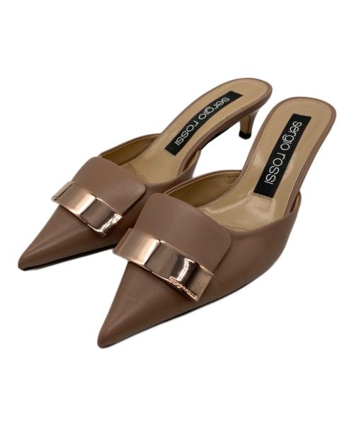 sergio rossi（セルジオロッシ）sergio rossi (セルジオロッシ) ミュール ベージュ サイズ:SIZE 23cmの古着・服飾アイテム