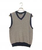Zanoneザノーネ）の古着「ニットベスト」｜ネイビー