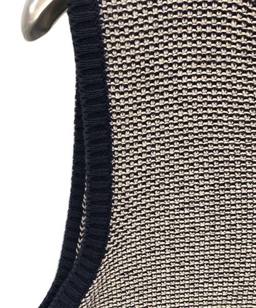 Zanone（ザノーネ）Zanone (ザノーネ) ニットベスト ネイビー サイズ:Ⅼの古着・服飾アイテム