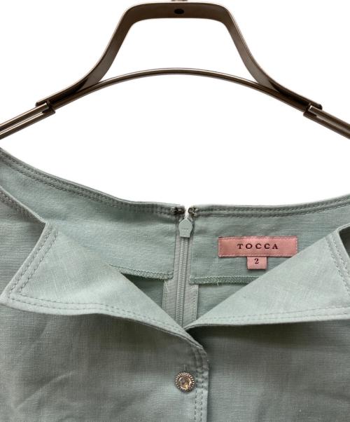TOCCA（トッカ）TOCCA (トッカ) JULIETA ドレス グリーン サイズ:Mの古着・服飾アイテム