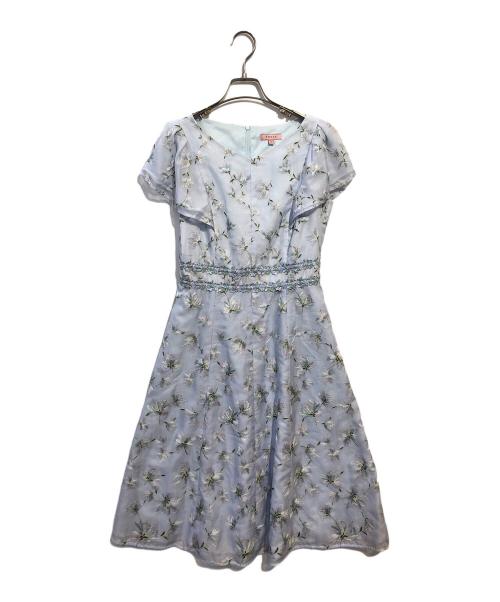 TOCCA（トッカ）TOCCA (トッカ) 刺繍花柄ワンピース ブルー サイズ:2の古着・服飾アイテム