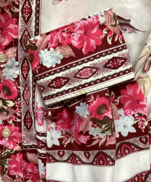 ETRO（エトロ）ETRO (エトロ) トータルパターンシャツ ホワイト サイズ:Mの古着・服飾アイテム