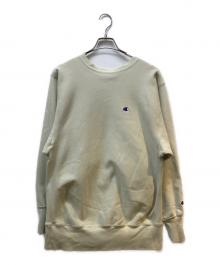 Champion（チャンピオン）の古着「目ありリバースウィーブスウェット」｜ベージュ