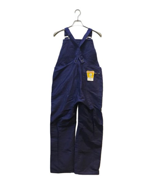 A ST. MICHEL（A ST. MICHEL）A ST. MICHEL (A ST. MICHEL) モールスキンオーバーオール ブルー サイズ:48の古着・服飾アイテム