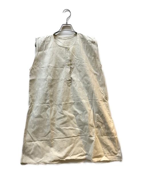 USED（ユーズド）USED (ユーズド) ヴィンテージオーバーサイズベスト アイボリー サイズ:記載なしの古着・服飾アイテム