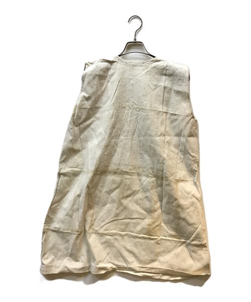 USED（ユーズド）USED (ユーズド) ヴィンテージオーバーサイズベスト アイボリー サイズ:記載なしの古着・服飾アイテム