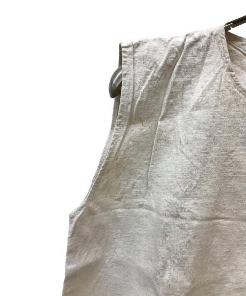 USED（ユーズド）USED (ユーズド) ヴィンテージオーバーサイズベスト アイボリー サイズ:記載なしの古着・服飾アイテム