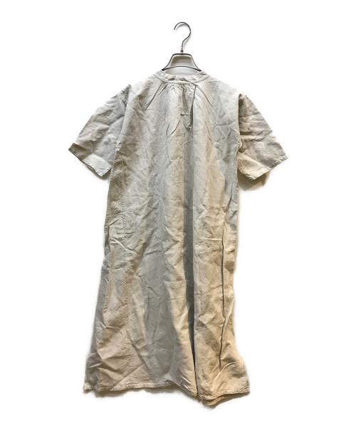 USED（ユーズド）USED (ユーズド) アンティークスモックワンピース アイボリー サイズ:記載なしの古着・服飾アイテム