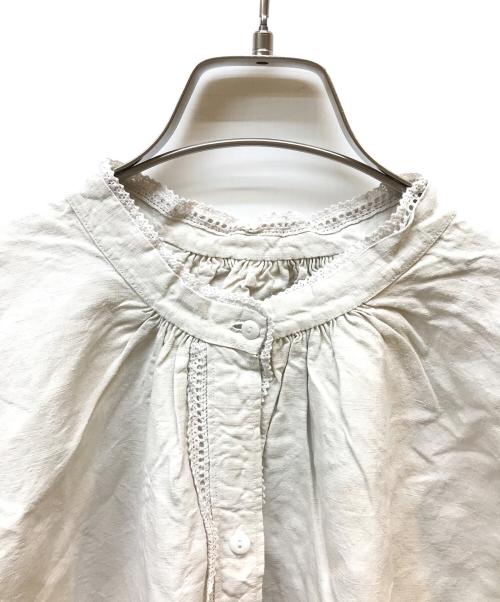 USED（ユーズド）USED (ユーズド) アンティークスモックワンピース アイボリー サイズ:記載なしの古着・服飾アイテム