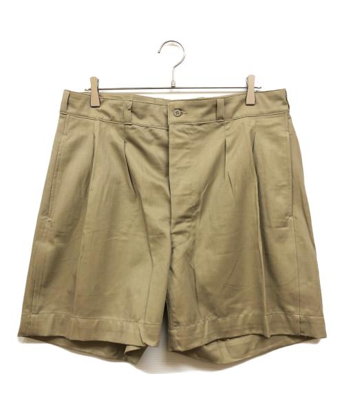 French Military（フレンチミリタリー）French Military (フレンチミリタリー) M52ハーフパンツ ベージュ サイズ:記載無しの古着・服飾アイテム