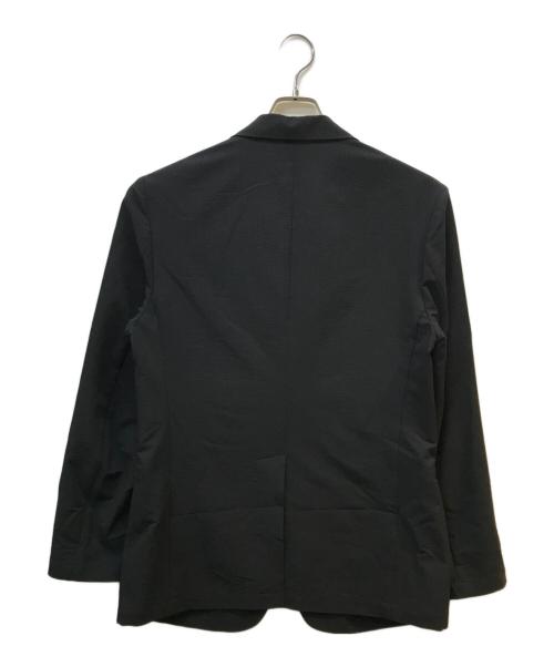 theory（セオリー）theory (セオリー) Clinton DPK W A シアサッカージャケット ブラック サイズ:38の古着・服飾アイテム