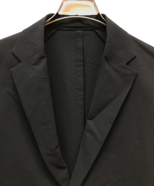 theory（セオリー）theory (セオリー) Clinton DPK W A シアサッカージャケット ブラック サイズ:38の古着・服飾アイテム