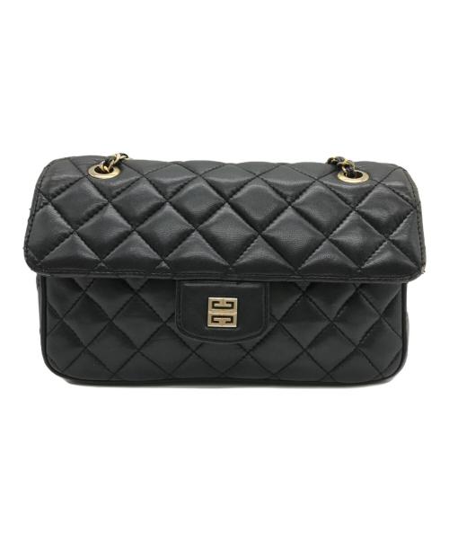 GIVENCHY（ジバンシィ）GIVENCHY (ジバンシィ) キルティングショルダーバッグ ブラックの古着・服飾アイテム