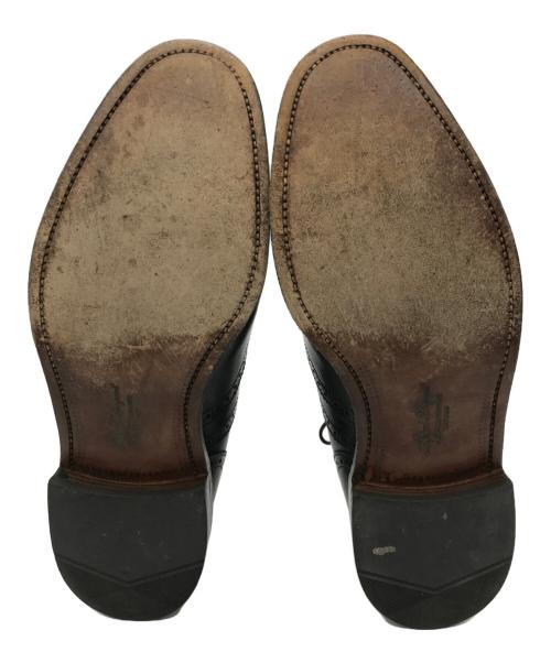 WACKO MARIA（ワコマリア）WACKO MARIA (ワコマリア) Alfred Sargent (アルフレッドサージェント) ウィングチップシューズ ブラック サイズ:28㎝の古着・服飾アイテム