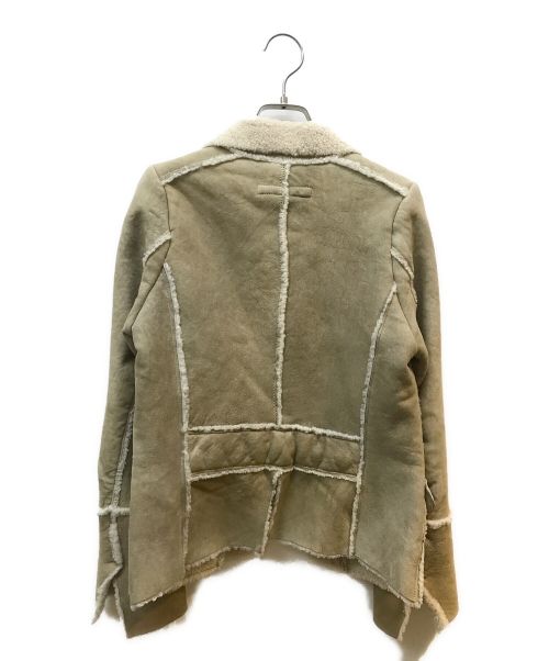 salvatore santoro（サルヴァトーレサントロ）Salvatore Santoro (サルヴァトーレサントロ) ムートンジャケット ベージュ サイズ:UK40の古着・服飾アイテム