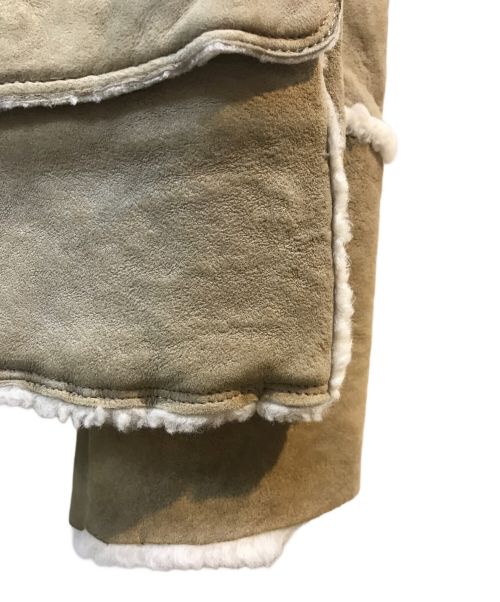 salvatore santoro（サルヴァトーレサントロ）Salvatore Santoro (サルヴァトーレサントロ) ムートンジャケット ベージュ サイズ:UK40の古着・服飾アイテム