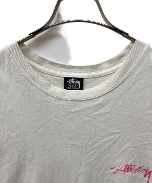 stussy（ステューシー）stussy (ステューシー) SPHINX PIGMENT DYED S/S TEE ホワイト サイズ:Lの古着・服飾アイテム