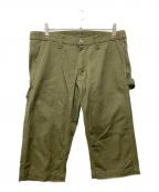 MOMOTARO JEANS桃太郎ジーンズ）の古着「DUCK GTB PAINTER CROPPED SHORTS」｜カーキ