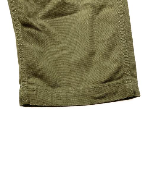 MOMOTARO JEANS（桃太郎ジーンズ）MOMOTARO JEANS (桃太郎ジーンズ) DUCK GTB PAINTER CROPPED SHORTS カーキ サイズ:W34の古着・服飾アイテム