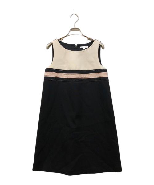 PAULE KA（ポールカ）PAULE KA (ポールカ) ノースリーブワンピース ブラック サイズ:Mの古着・服飾アイテム