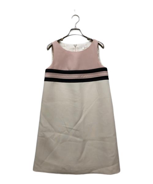 PAULE KA（ポールカ）PAULE KA (ポールカ) ノースリーブワンピース ピンク サイズ:Mの古着・服飾アイテム