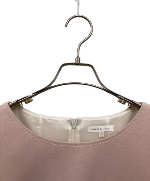 PAULE KA（ポールカ）PAULE KA (ポールカ) ノースリーブワンピース ピンク サイズ:Mの古着・服飾アイテム