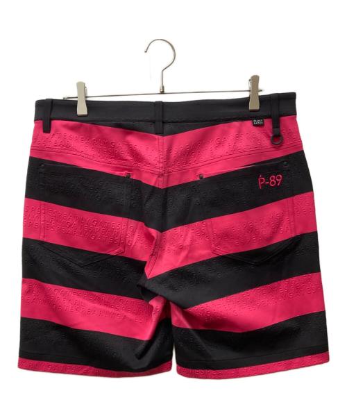 PEARLY GATES（パーリーゲイツ）PEARLY GATES (パーリーゲイツ) ハーフパンツ ピンク×ブラック サイズ:6の古着・服飾アイテム