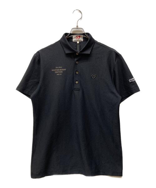 MASTER BUNNY EDITION（マスターバニーエディション）MASTER BUNNY EDITION (マスターバニーエディション) ポロシャツ ブラック サイズ:サイズ7の古着・服飾アイテム