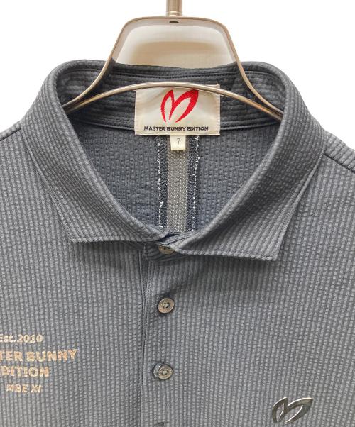 MASTER BUNNY EDITION（マスターバニーエディション）MASTER BUNNY EDITION (マスターバニーエディション) ポロシャツ ブラック サイズ:サイズ7の古着・服飾アイテム