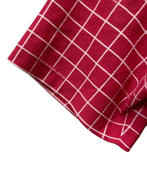 MASTER BUNNY EDITION（マスターバニーエディション）MASTER BUNNY EDITION (マスターバニーエディション) ポロシャツ レッド サイズ:size6の古着・服飾アイテム