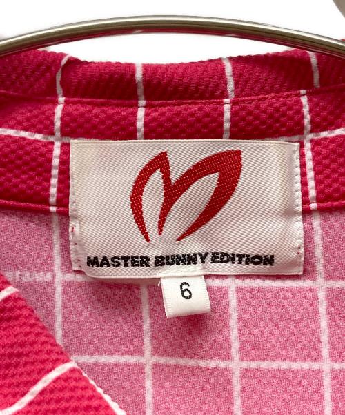 MASTER BUNNY EDITION（マスターバニーエディション）MASTER BUNNY EDITION (マスターバニーエディション) ポロシャツ レッド サイズ:size6の古着・服飾アイテム