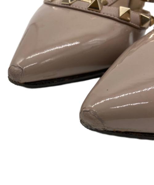 VALENTINO GARAVANI（ヴァレンティノ・ガラヴァーニ）VALENTINO GARAVANI (ヴァレンティノ・ガラヴァーニ) ロックスタッズパンプス ピンク サイズ:SIZE 24cmの古着・服飾アイテム