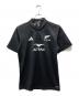adidas（アディダス）の古着「オールブラックス ラグビー サポーターズポロシャツ」｜ブラック